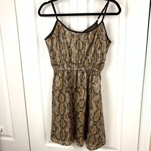 Andree Sequin Snakeskin Dress